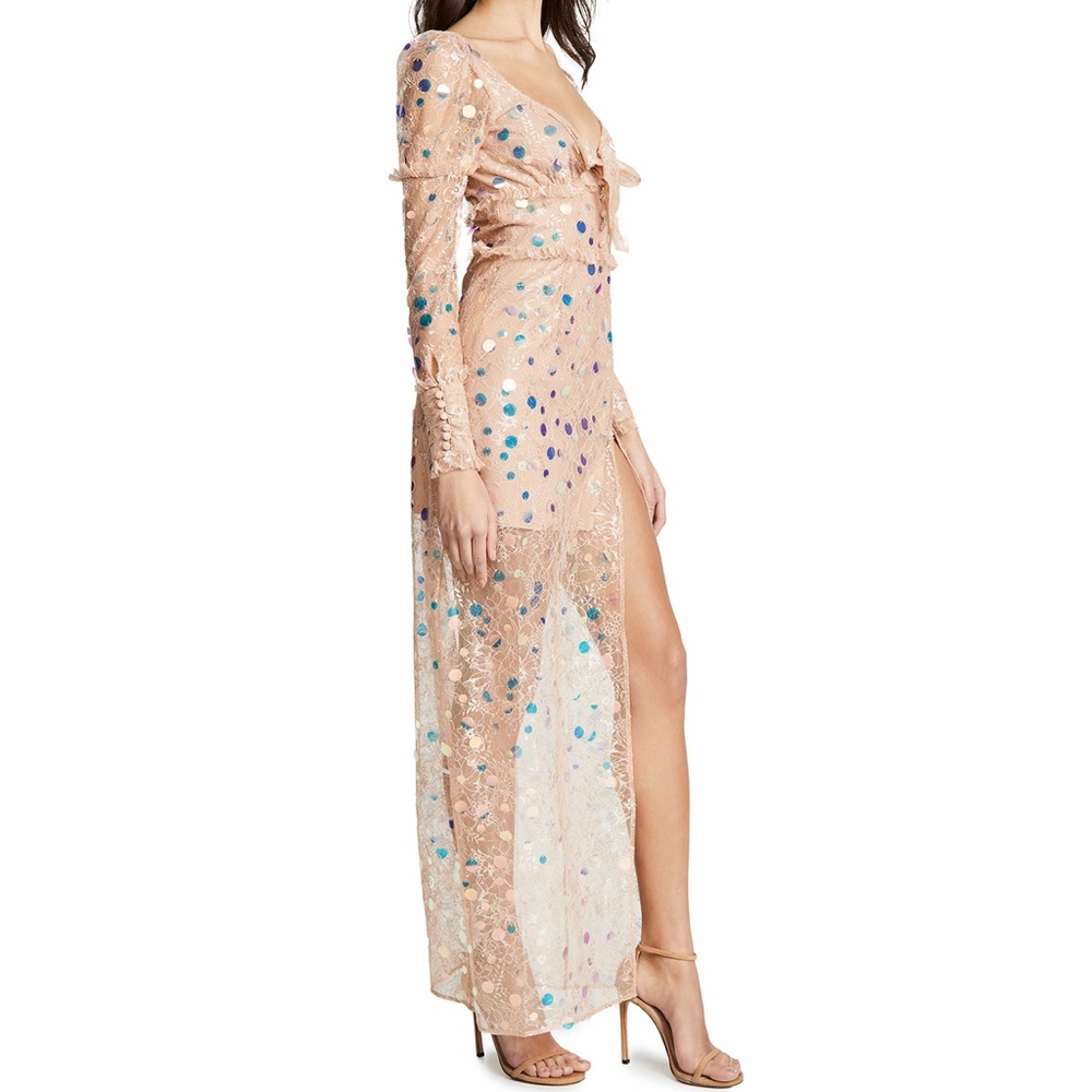For Love and Lemons Ace Sequin Maxi Dress - Picture 2 of 9